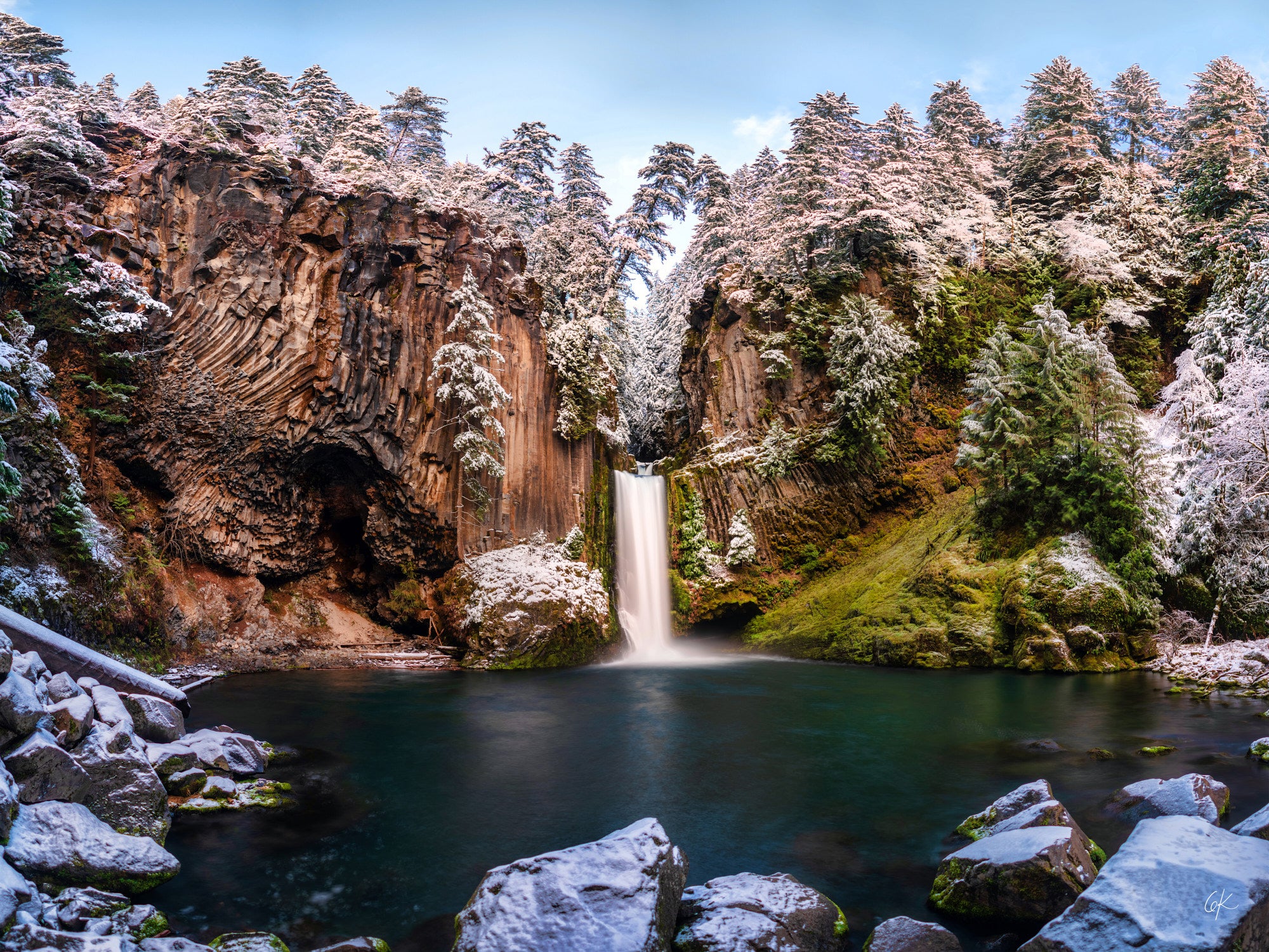 The Frozen Grace of Toketee