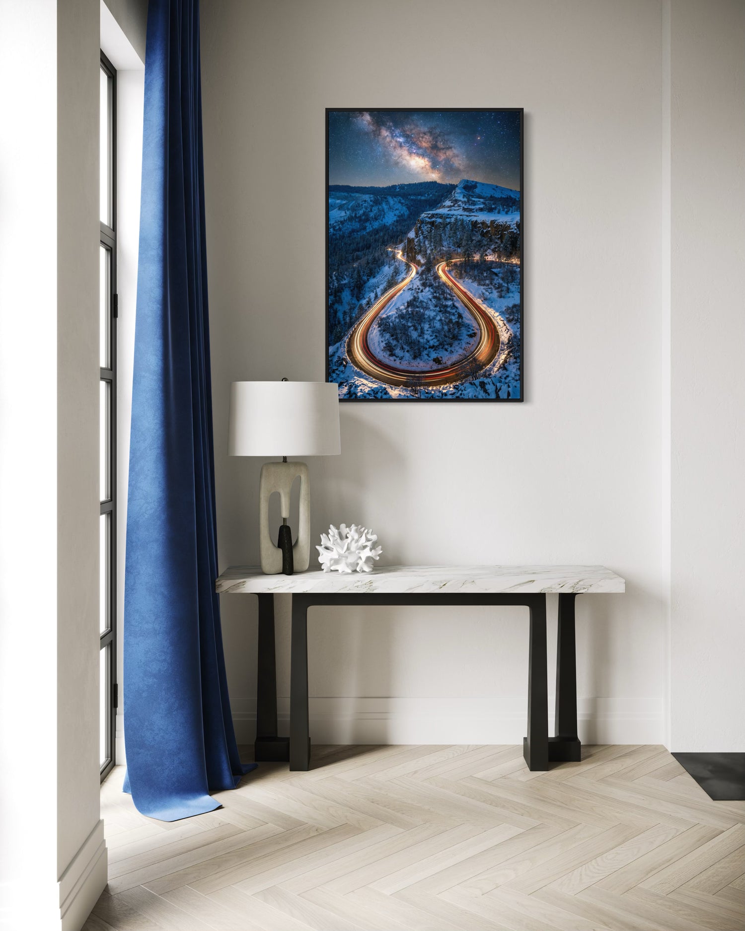 Snowbound Galaxy Ribbon Road